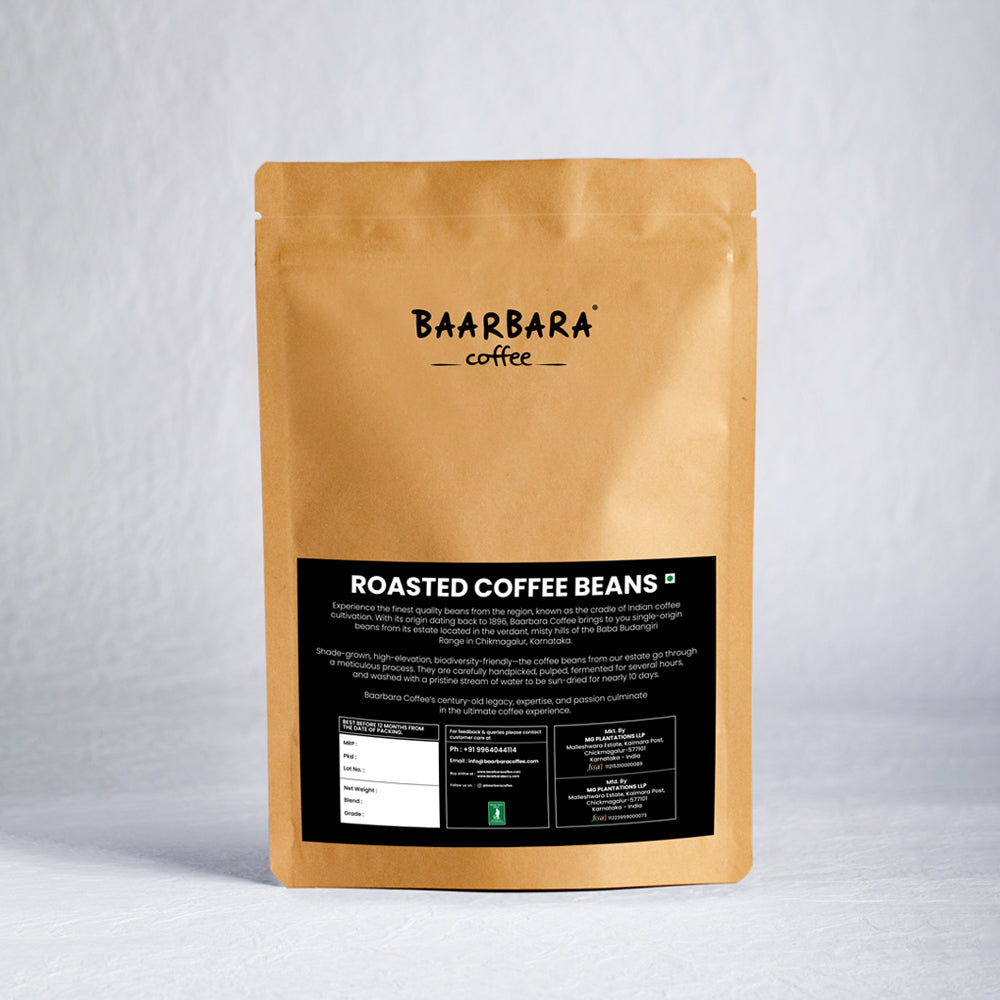 Baarbara Coffee's Vienna Dark Roasted Coffee Beans + Giri's Legacy Premium Filter Coffee Powder