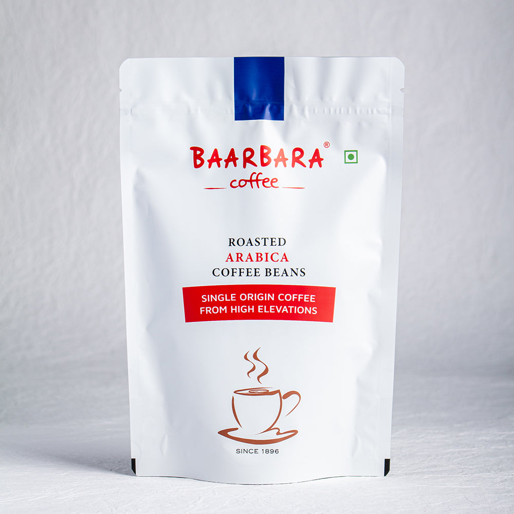 Baarbara Coffee's Roasted Arabica Coffee Beans + Vienna Dark Roasted Coffee Beans