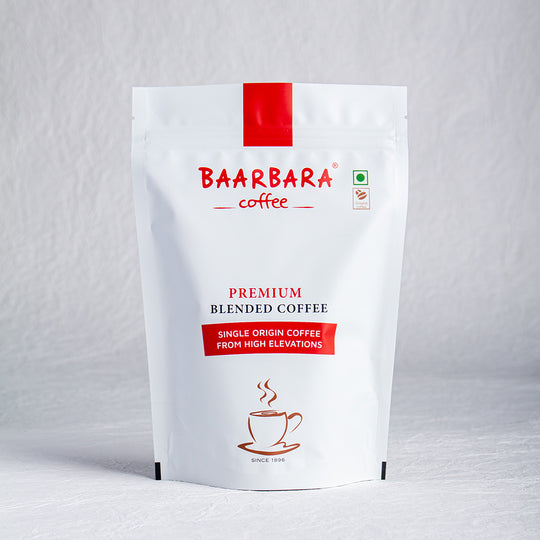 Baarbara Coffee Premium Blended Filter Coffee Powder + Roasted Arabica Coffee Beans